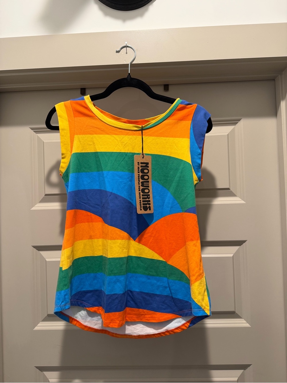 NWT Nooworks Muscle Tee in Sunset Valley - Picture 4 of 4
